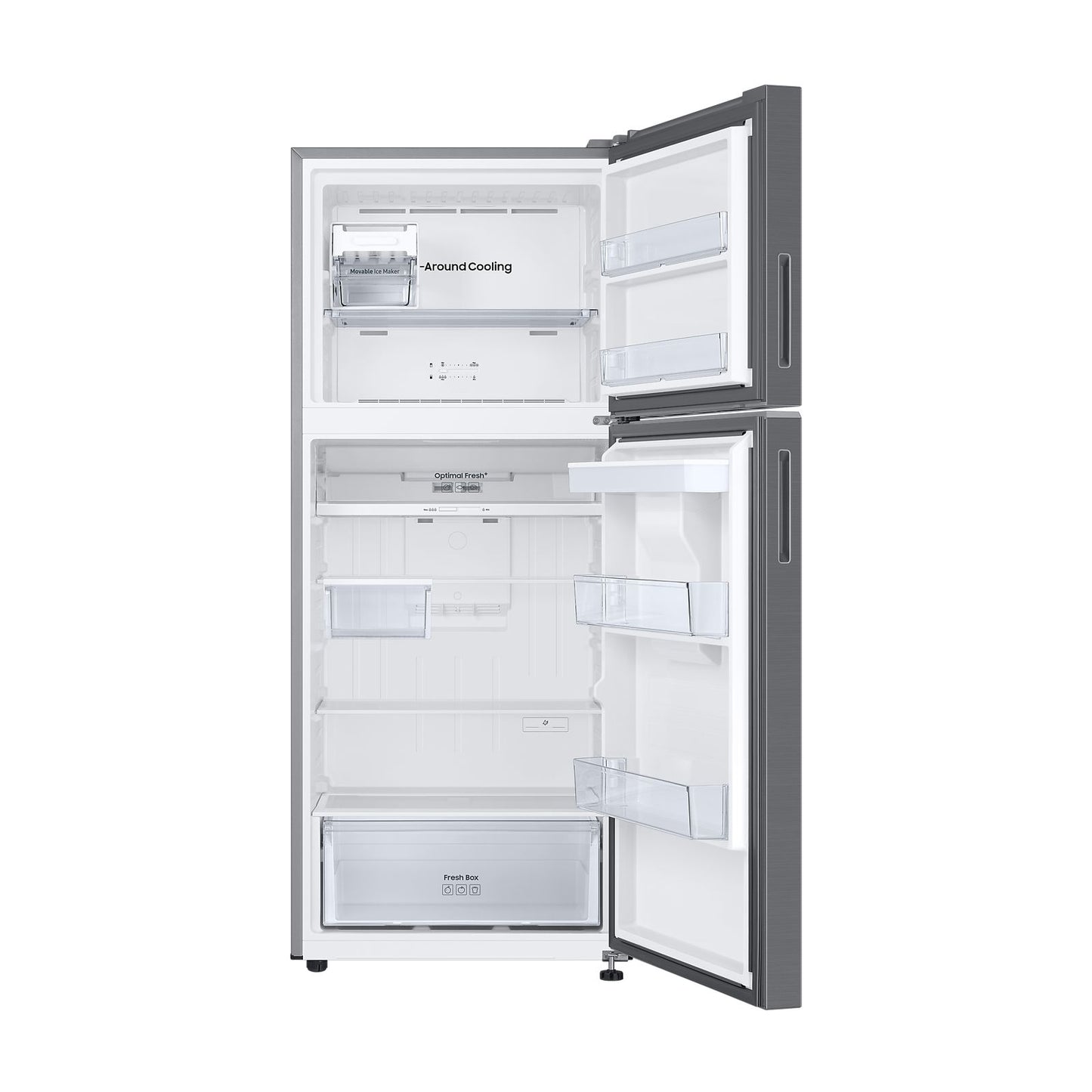 Refrigerador Digital Inverter Samsung 14 Pies Cúbicos Top Mount con Despachador de Agua Gris RT38DG6734S9