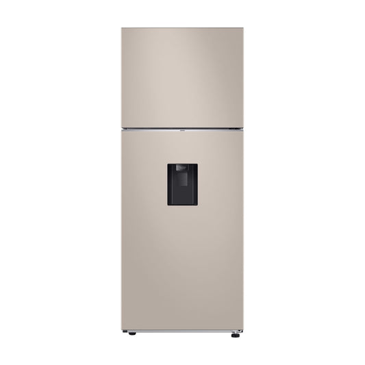 Refrigerador Digital Inverter Samsung Bespoke 15 Pies Cúbicos Top Mount con Despachador de Agua Beige RT42DB6774ET