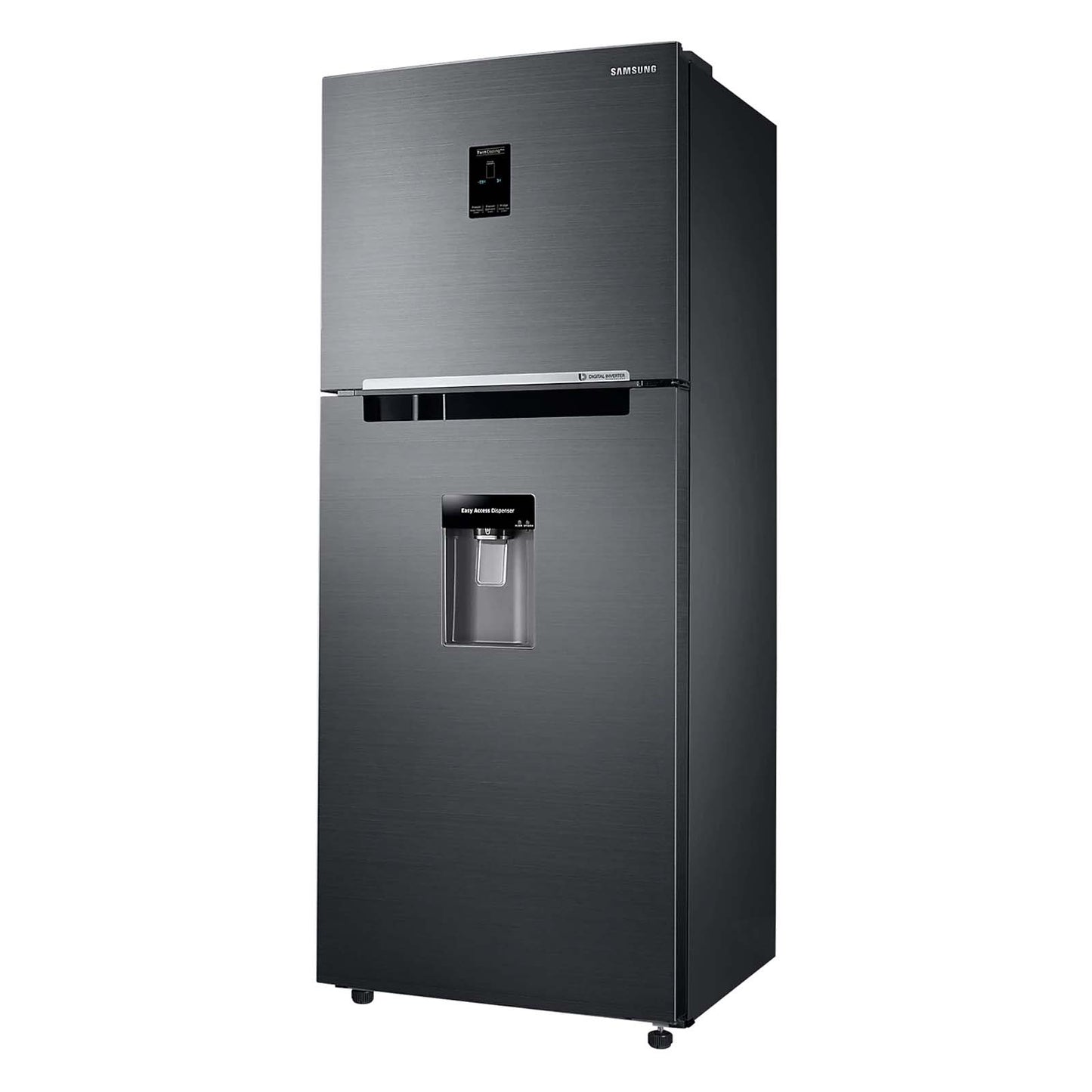Refrigerador Samsung Top Mount 14 Pies Cúbicos Negro con Despachador de Agua RT38A5930BS