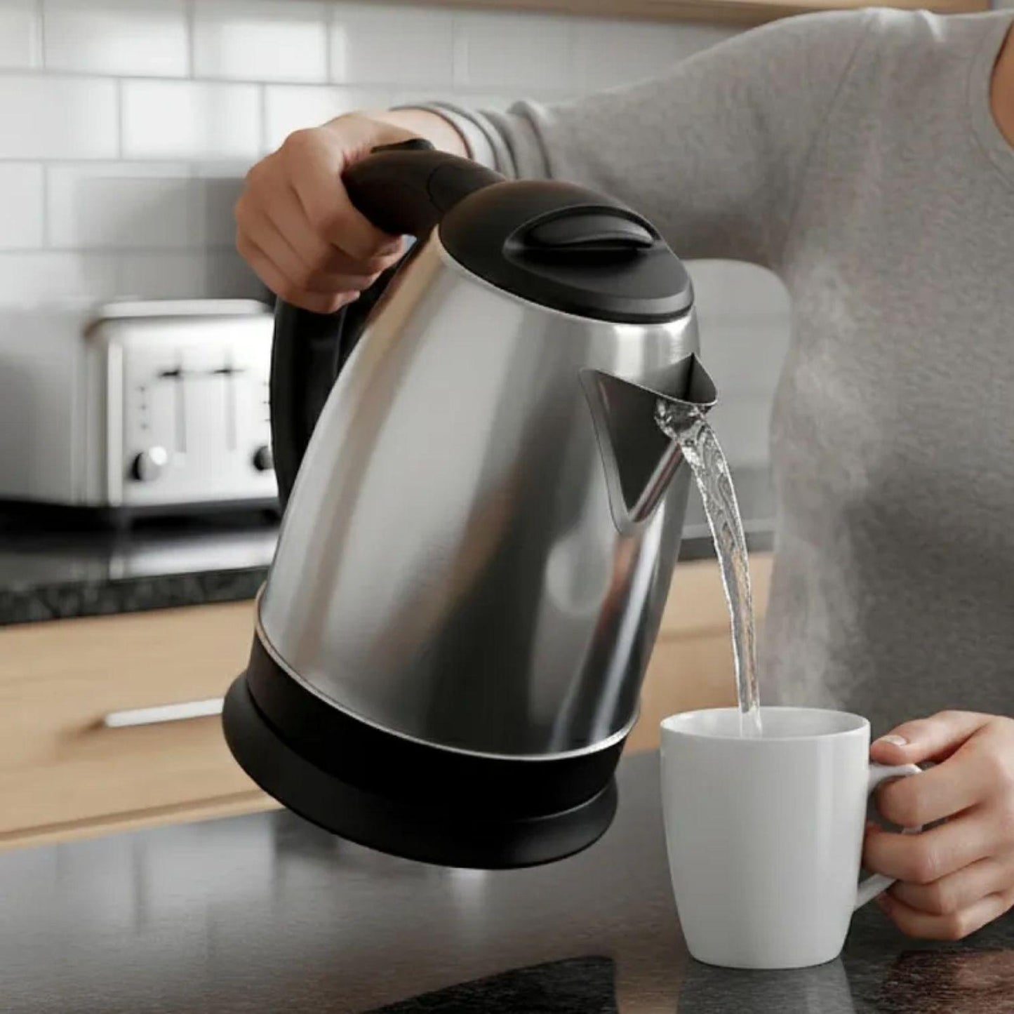 Jarra Eléctrica Shtark 2 Litros Gris SHTTAI2L