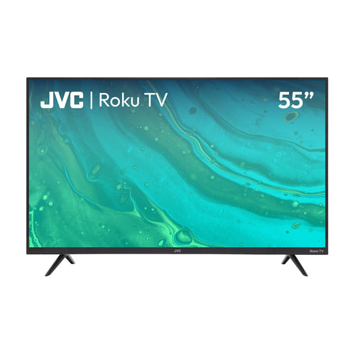 Televisión Pantalla 55 Pulgadas JVC Roku TV 4K UHD SI55UR