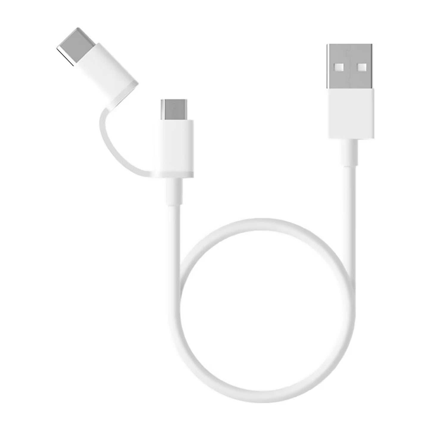 Cable 2 en 1 Mi USB a Micro USB y Tipo C SJX02ZM