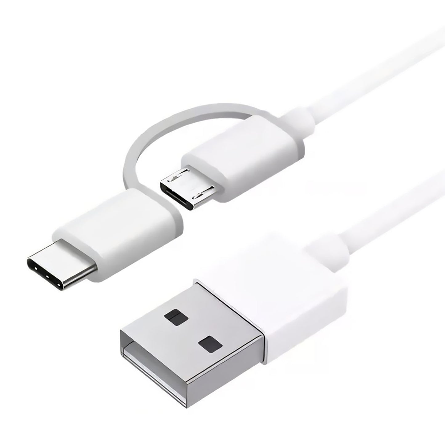 Cable 2 en 1 Mi USB a Micro USB y Tipo C SJX02ZM