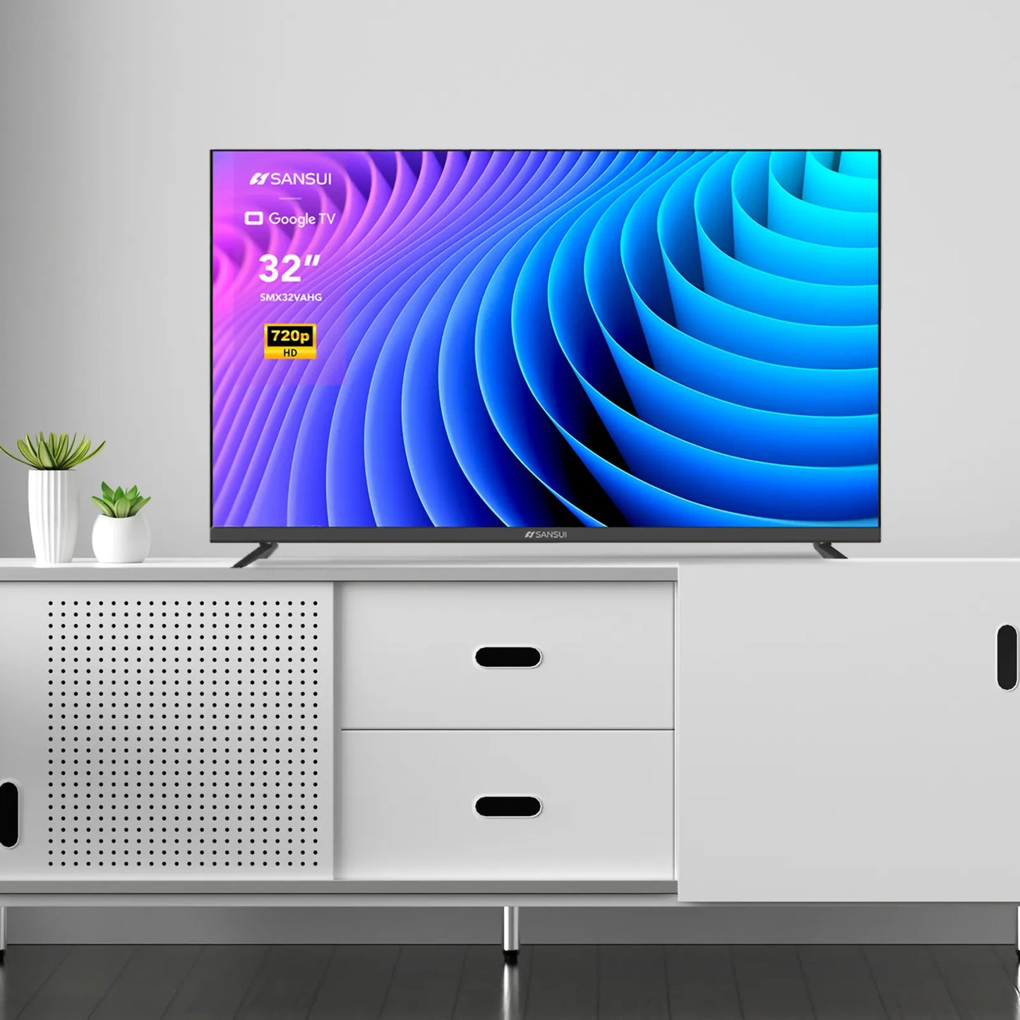 Televisión Pantalla 32 Pulgadas Sansui Google TV HD SMX-32VAHG