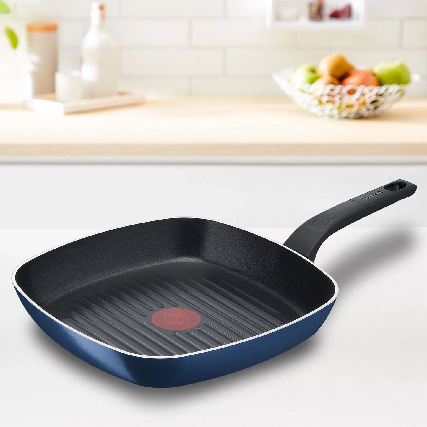 Sartén Grill Tfal 26 Centímetros Azul B5634082