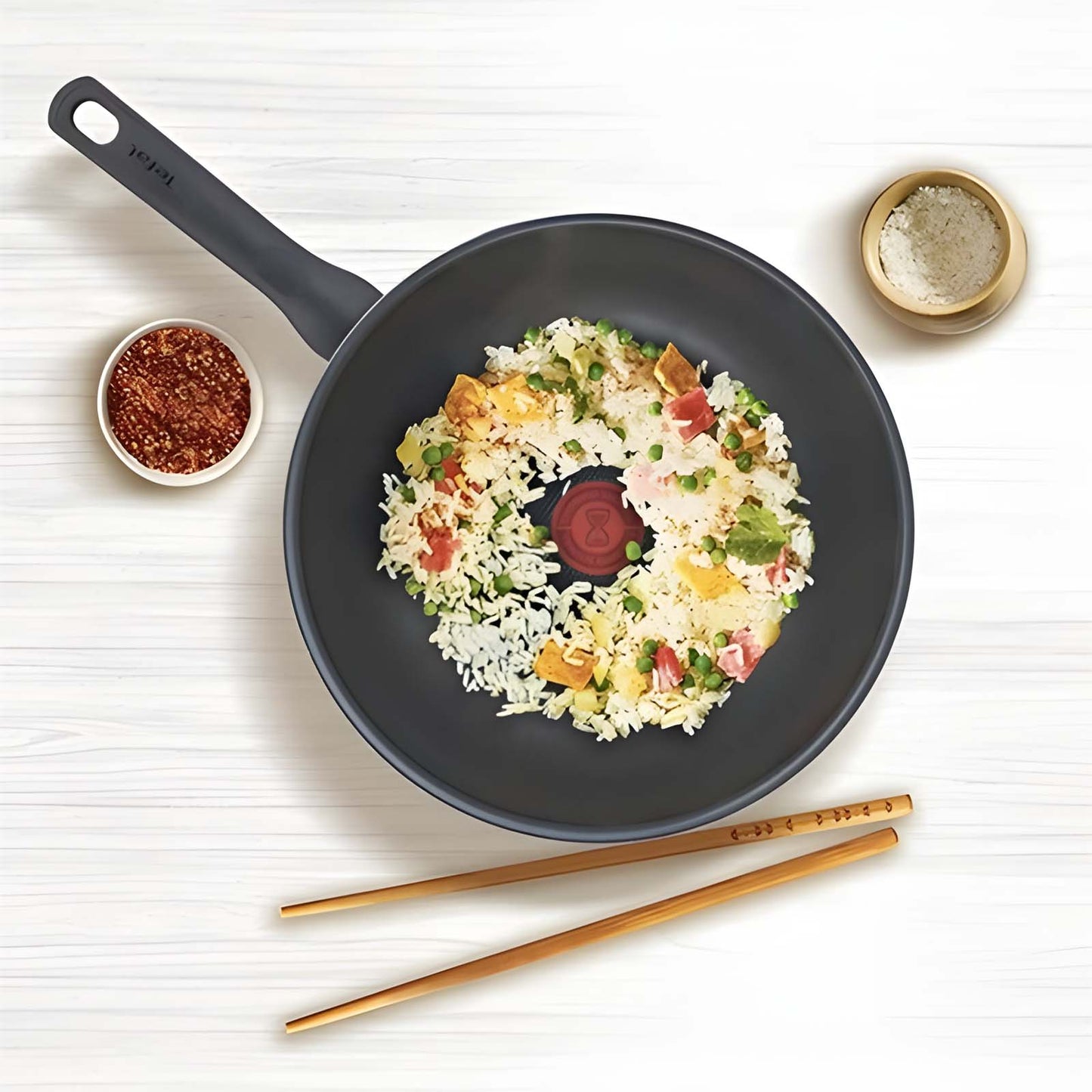 Sartén Wok Tfal 28 Centímetros Easy Care B4751984