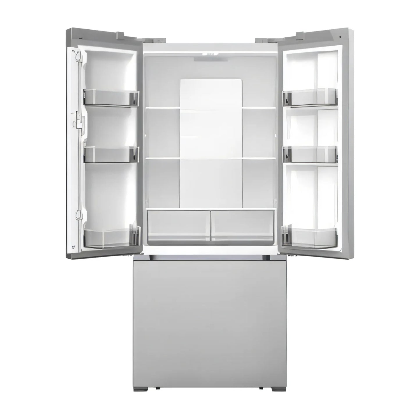 Refrigerador TCL 18 Pies Cúbicos French Door Gris TFR18SI