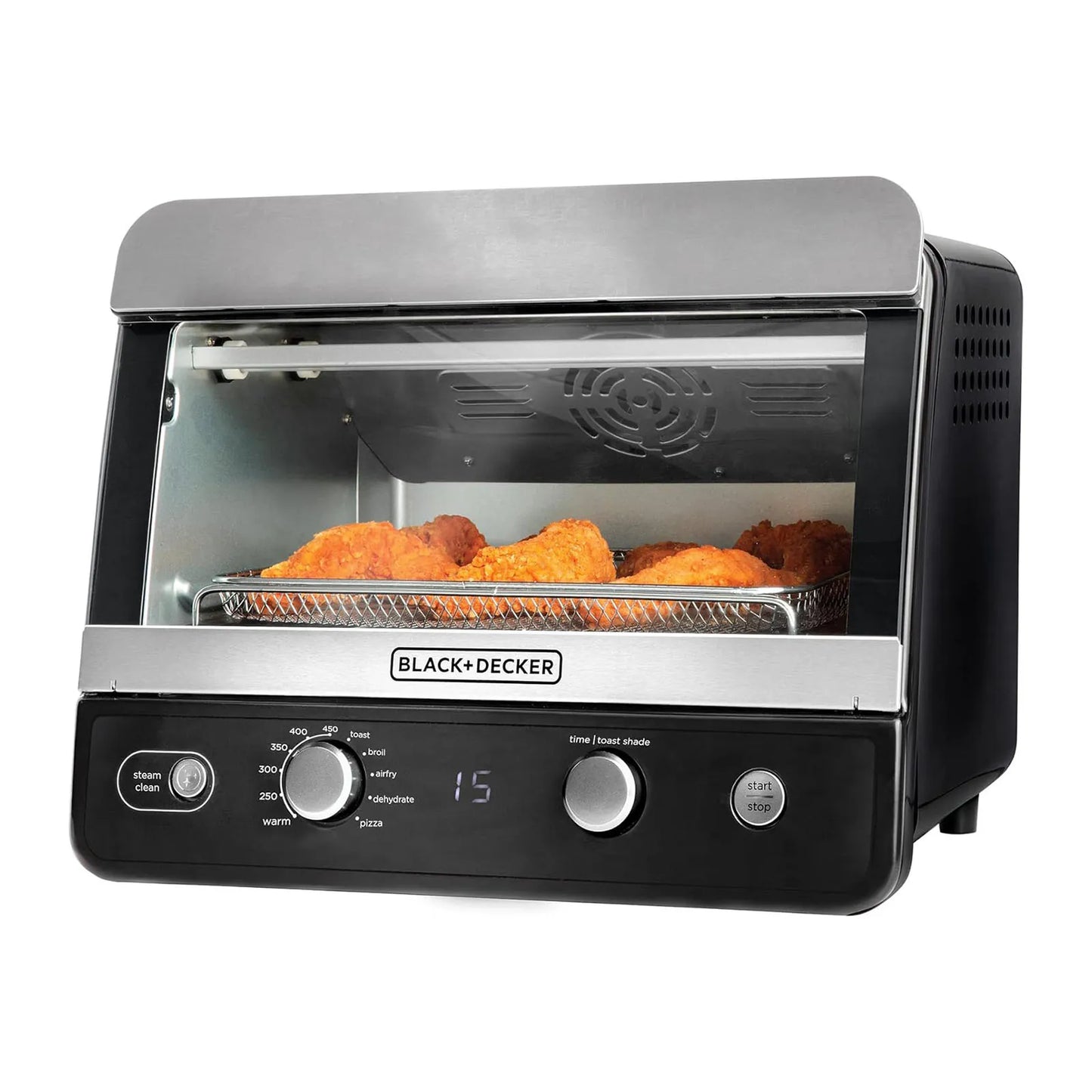 Horno Eléctrico con Freidora de Aire Black+Decker 19 Litros TOD6020B-LA
