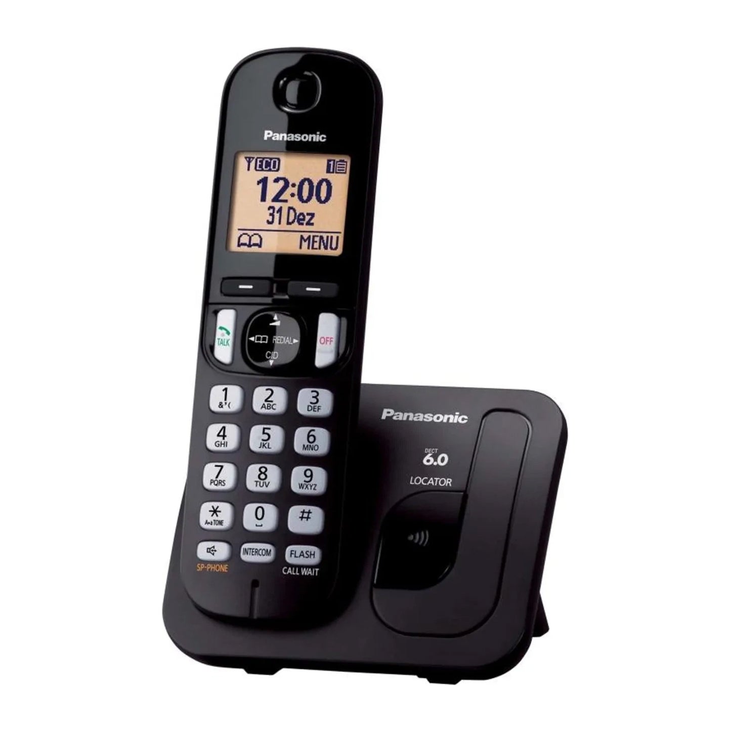 Teléfono Inalámbrico Panasonic Negro KX-TGC210MEB