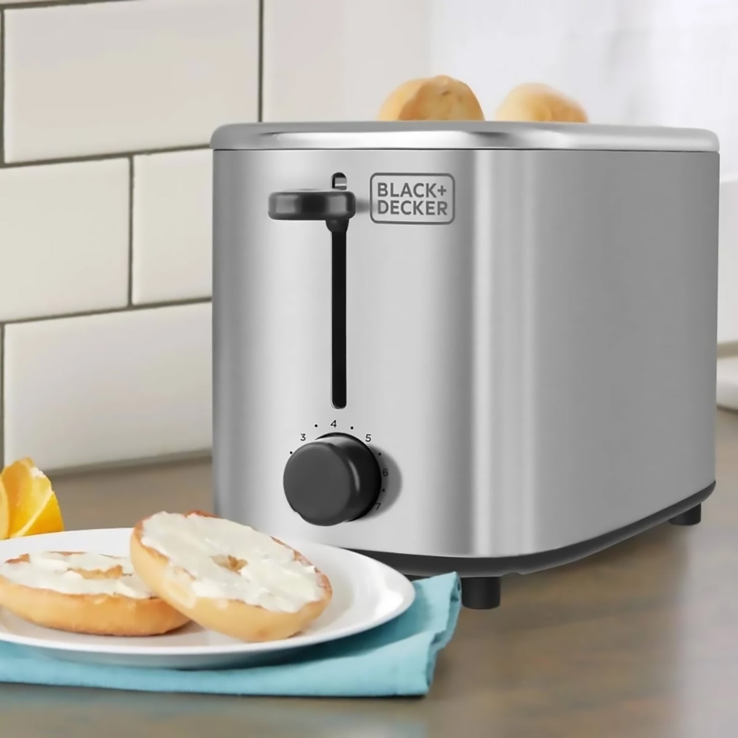 Tostador de Pan Black+Decker para 2 Rebanadas TR0011SS