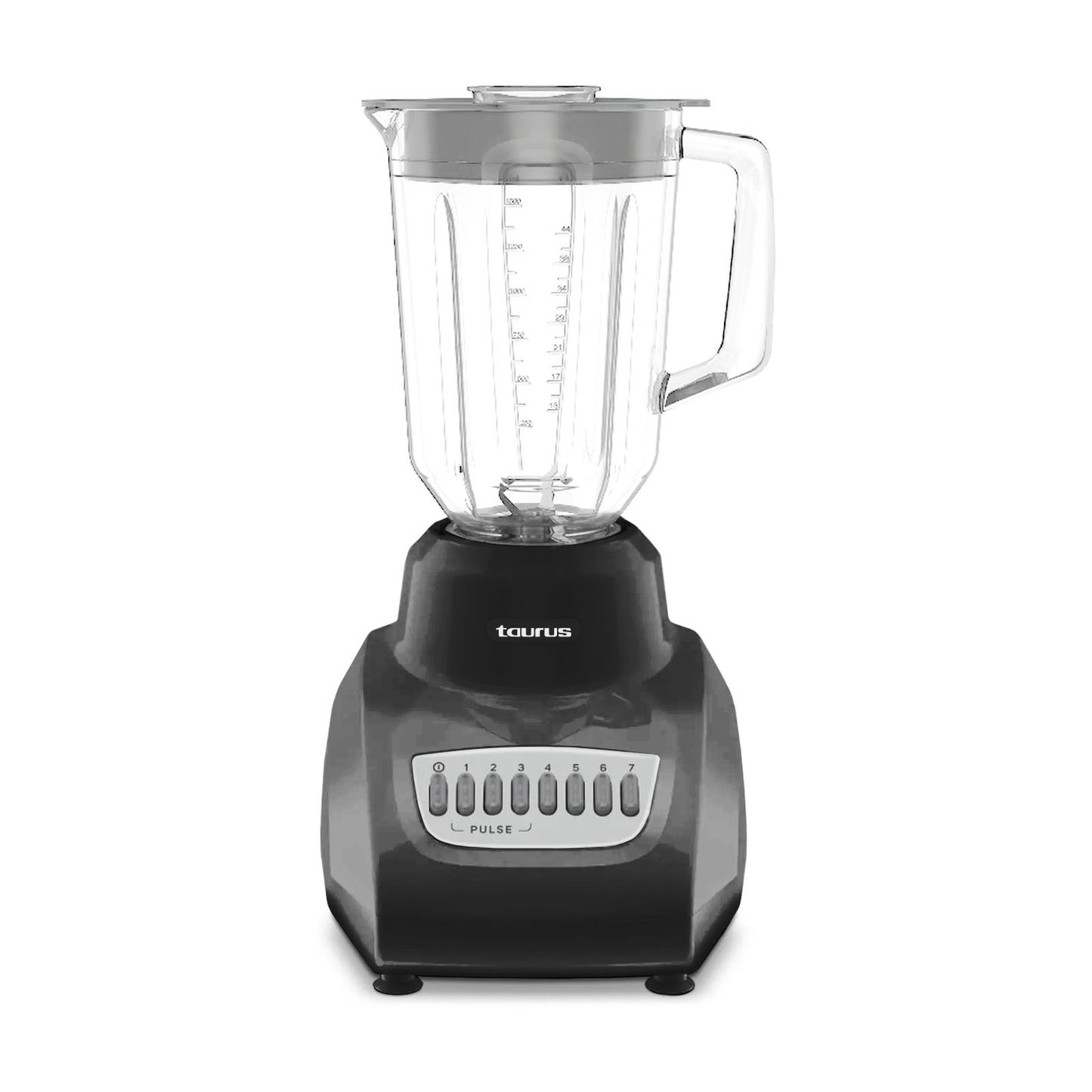 Licuadora Taurus Valencia Vaso de Vidrio 1.25 Litros Negra