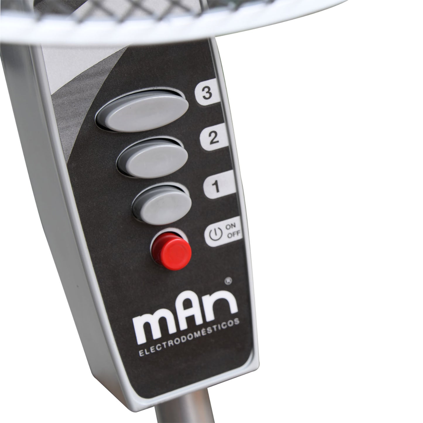 Ventilador de Pedestal Man 18 Pulgadas Gris VPG-0018