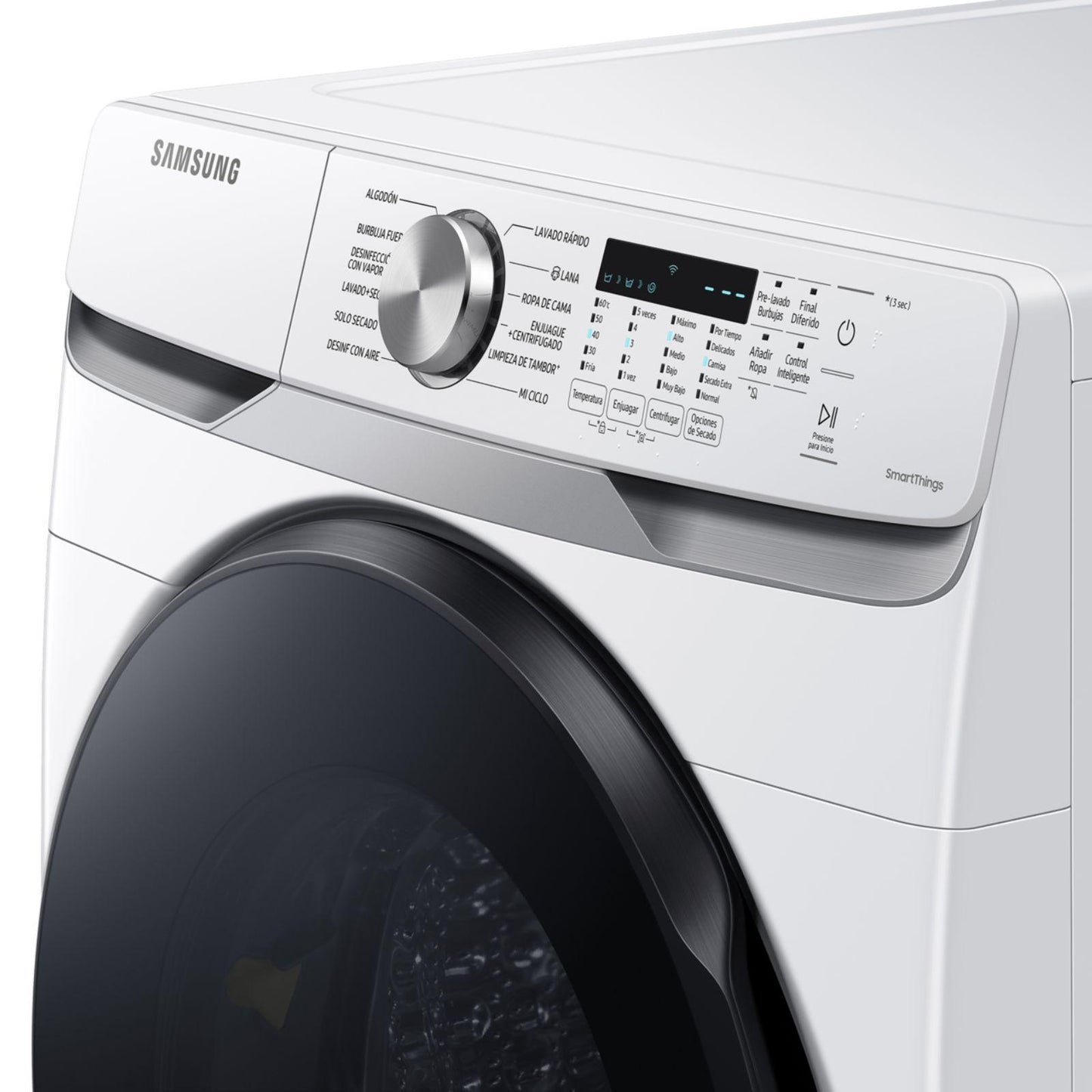 Lavasecadora Digital Inverter Samsung 20 Kilos Carga Frontal Blanca WD20T6000GW