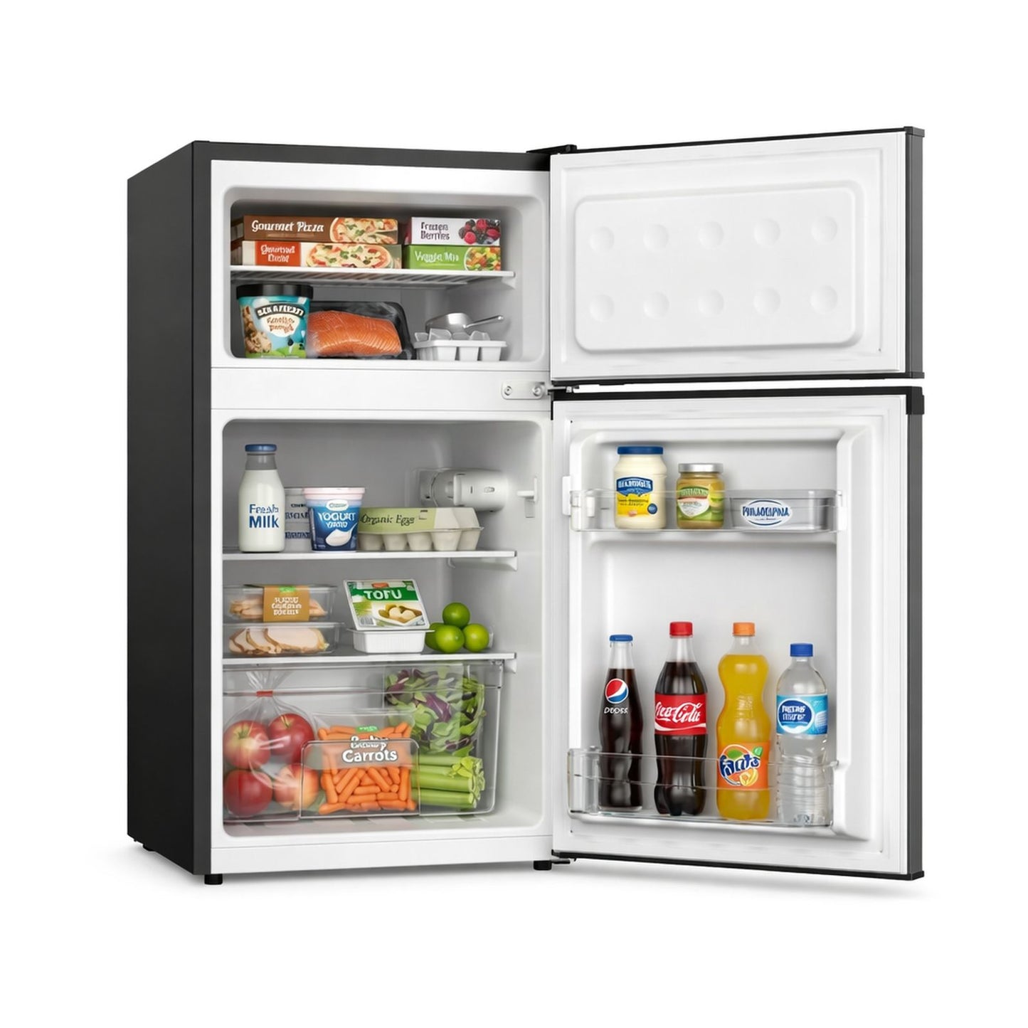 Frigobar Winia 3.3 Pies Cúbicos Gris WRTM85XDHXL