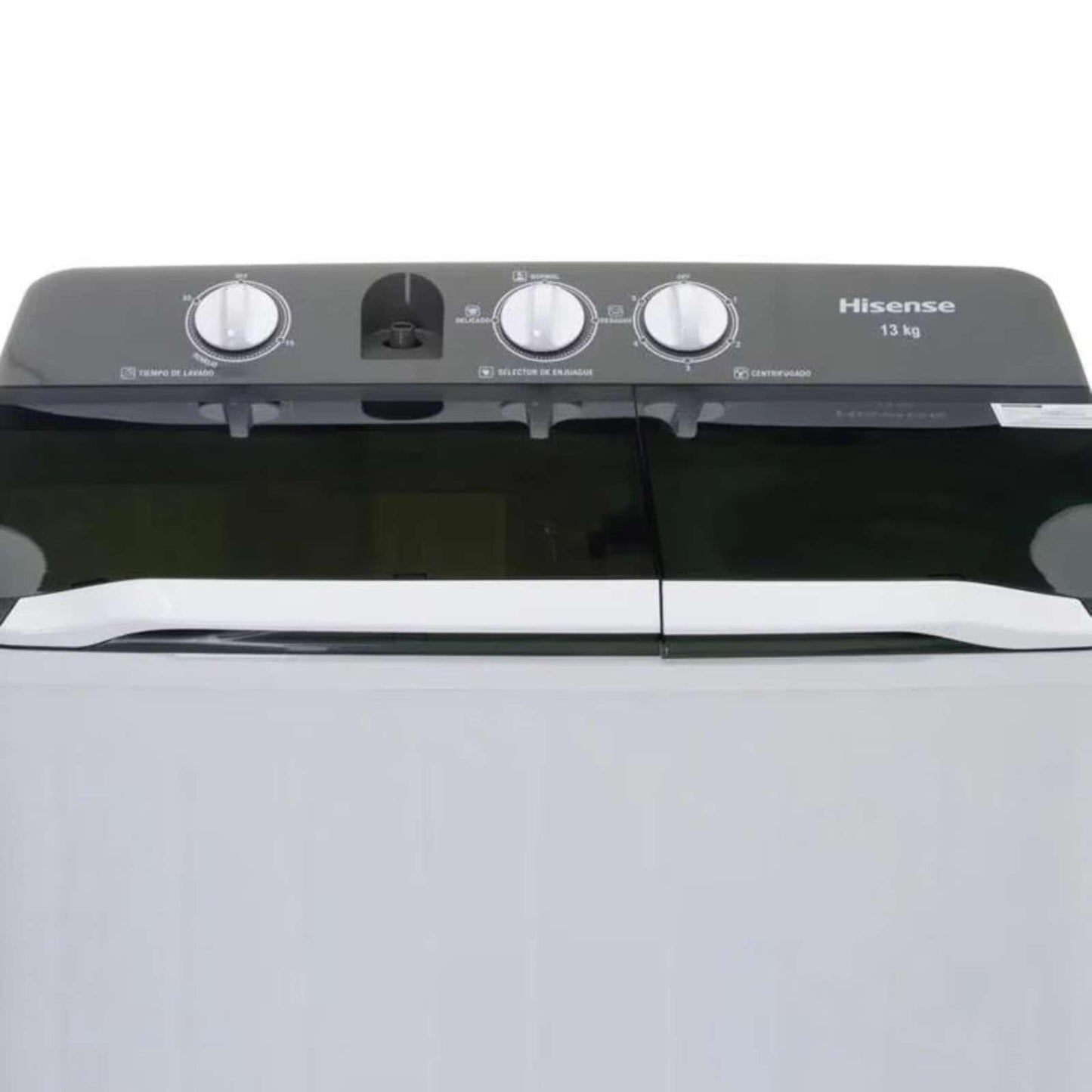 Lavadora Semiautomática Doble Tina 13 Kilos Hisense WSA1302P