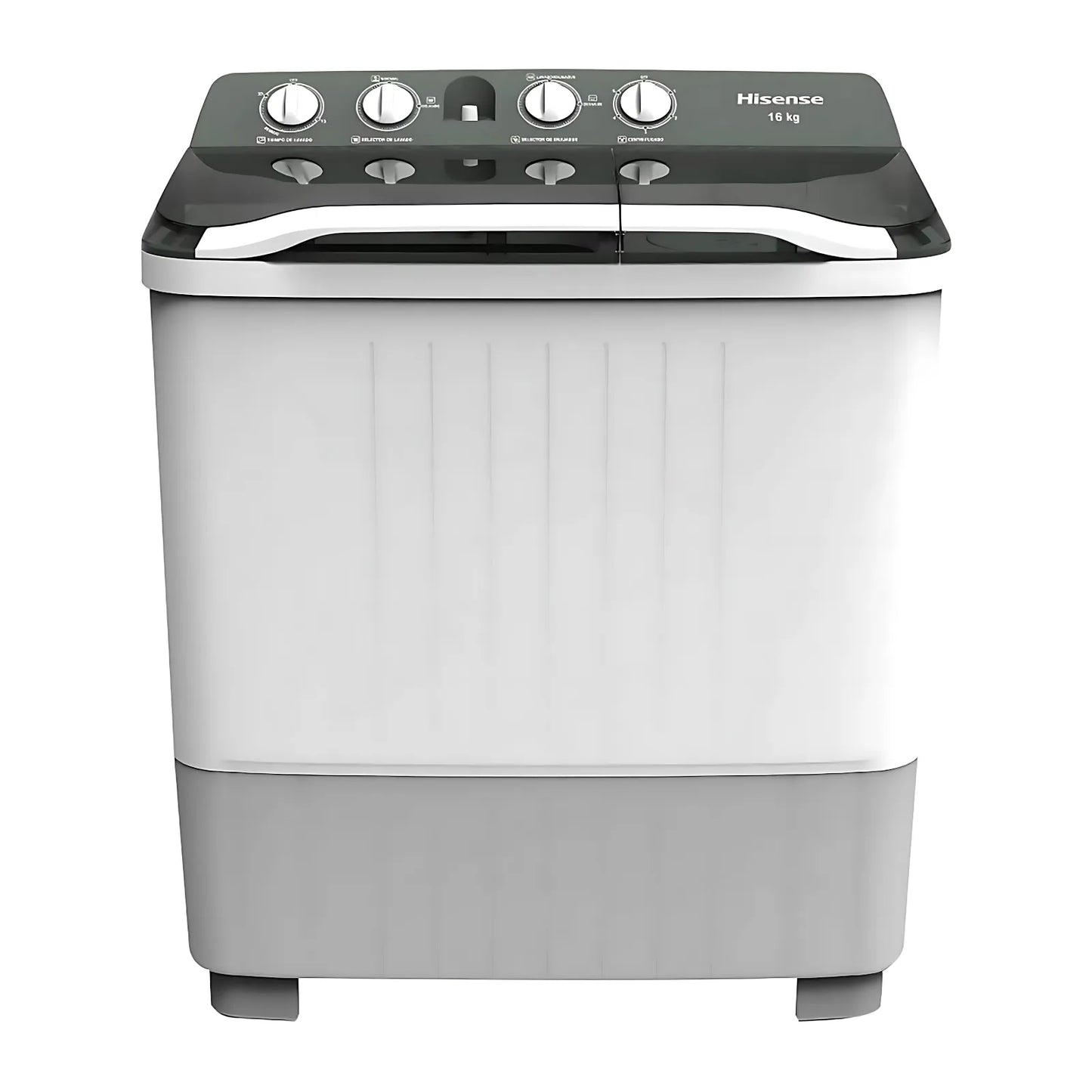 Lavadora Semiautomática Doble Tina 16 Kilos Hisense WSA1603P
