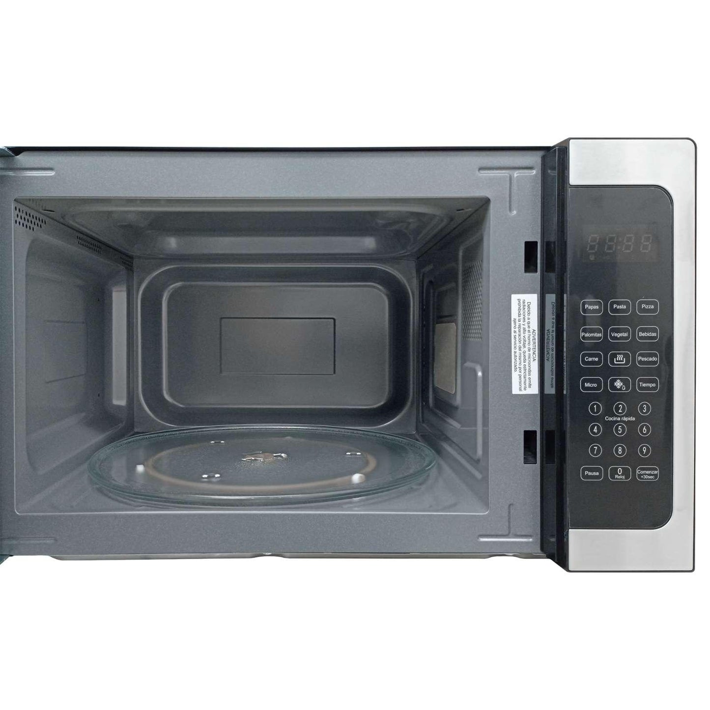 Horno de Microondas White Westinghouse 1.5 Pies Cúbicos Gris WWCMV14042WES