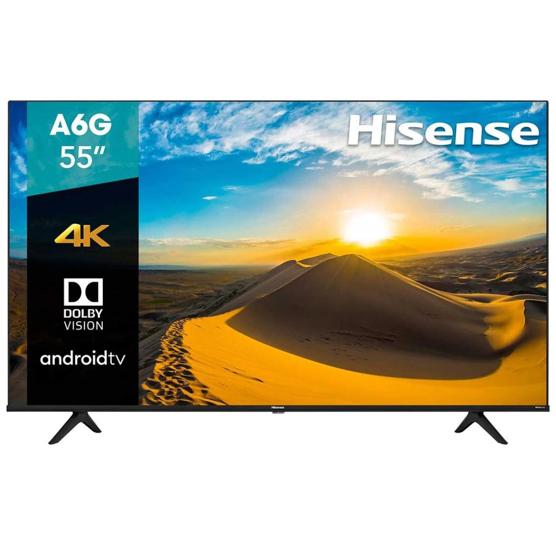 Televisión Pantalla 55 Pulgadas Hisense Android TV 4K UHD 55A6G