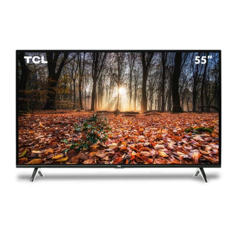 Televisión Pantalla 55 Pulgadas TCL Android TV 4K UHD 55A423