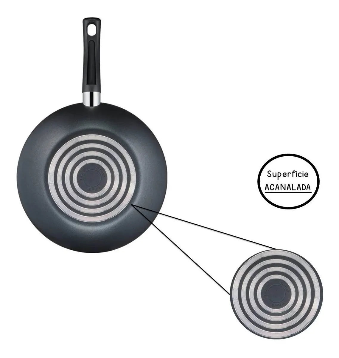 Sartén Wok 28 Centímetros Easy Care T-fal B2461984