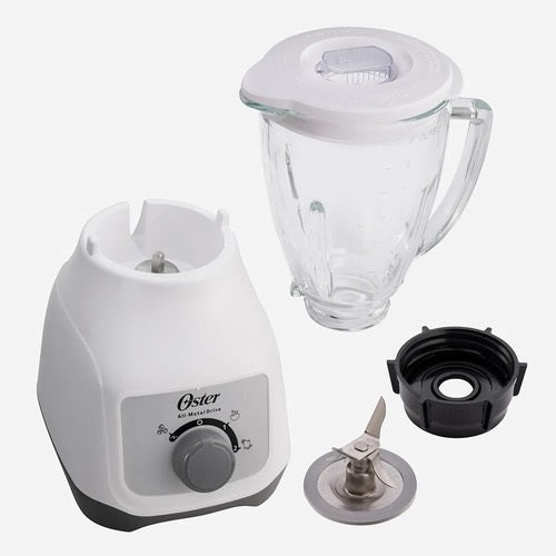 Licuadora con Vaso de Vidrio 1.5 Litros 2 Velocidades Oster BLSTKAGWRD