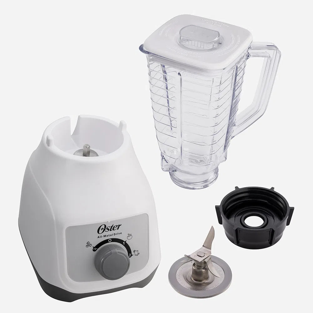 Licuadora con Vaso de Plástico 1.2 Litros 2 Velocidades Oster BLSTKAP-WRD