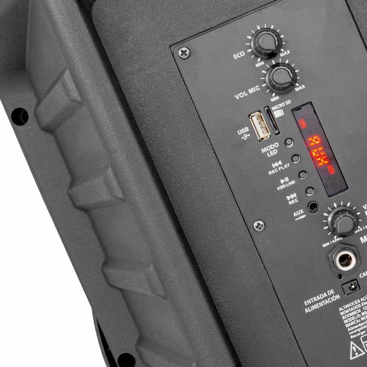 Bafle Robson con tecnología link 12” con 13,600 W PMPO MSA-6412