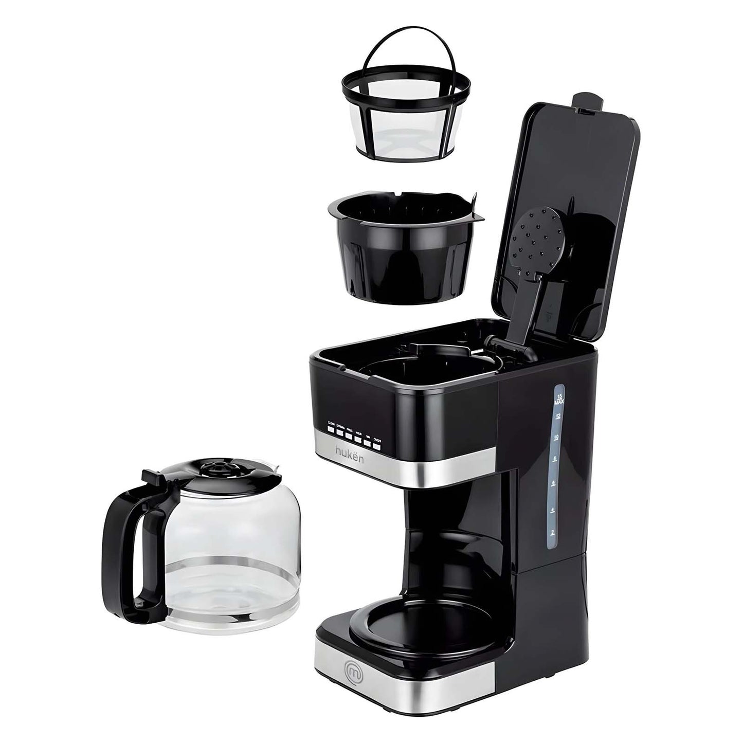 Cafetera Programable Masterchef 12 Tazas Smart-Brew MK-DCM-12P