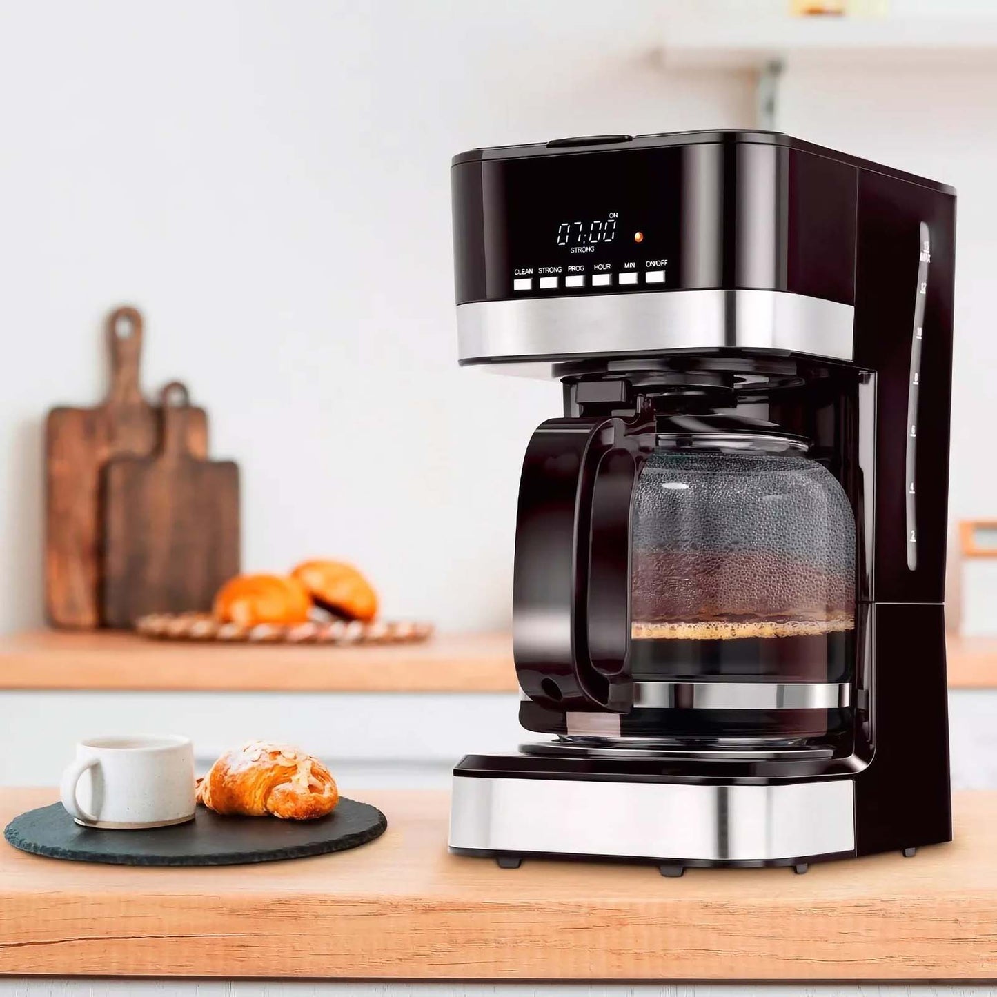 Cafetera Programable Masterchef 12 Tazas Smart-Brew MK-DCM-12P