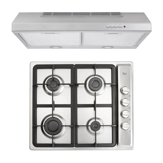 Combo Parrilla de Gas Empotrable + Campana Teka DUETTO PLUS-60
