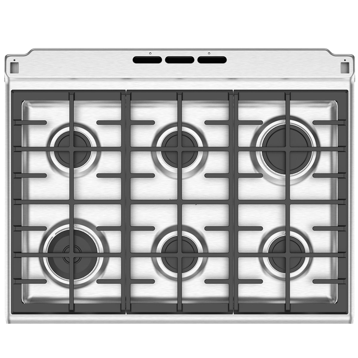 Estufa de piso Mabe 76 cm (30") Inoxidable parrillas de fundición DEM7672CFIX1