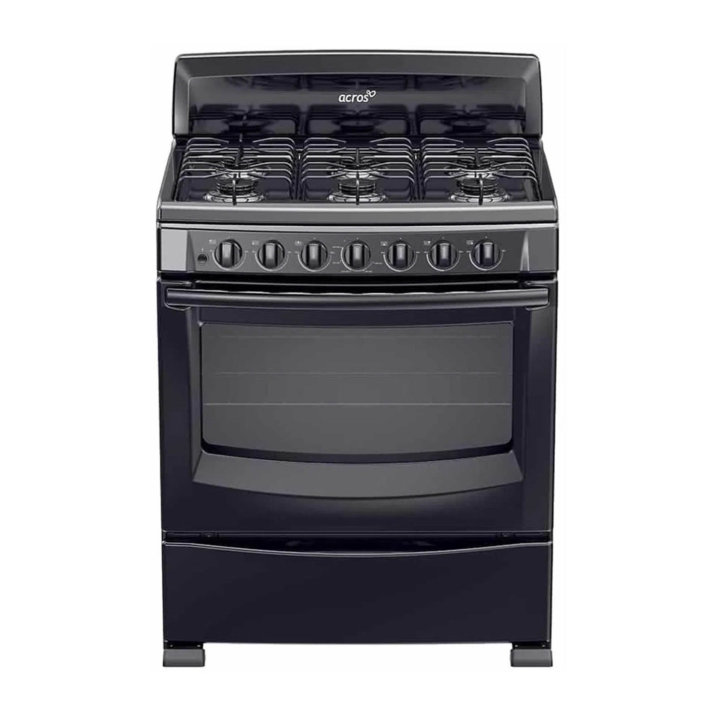 Estufa de Piso Acros 30 Pulgadas con 6 Quemadores AF5001ZNEGRO