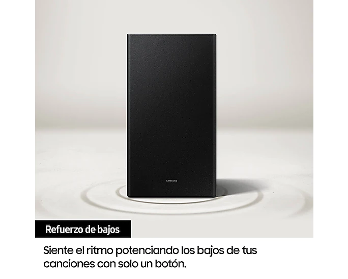 Barra de Sonido Samsung 2.1 Canales con Subwoofer Negro HW-B450