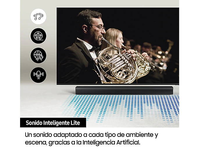 Barra de Sonido Samsung 2.1 Canales con Subwoofer Negro HW-B450