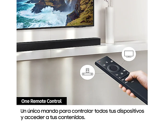 Barra de Sonido Samsung 2.1 Canales con Subwoofer Negro HW-B450
