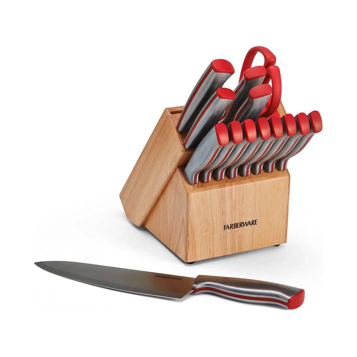 Juego de Cuchillos Farberware 15 Piezas con Afilador Integrado 84882