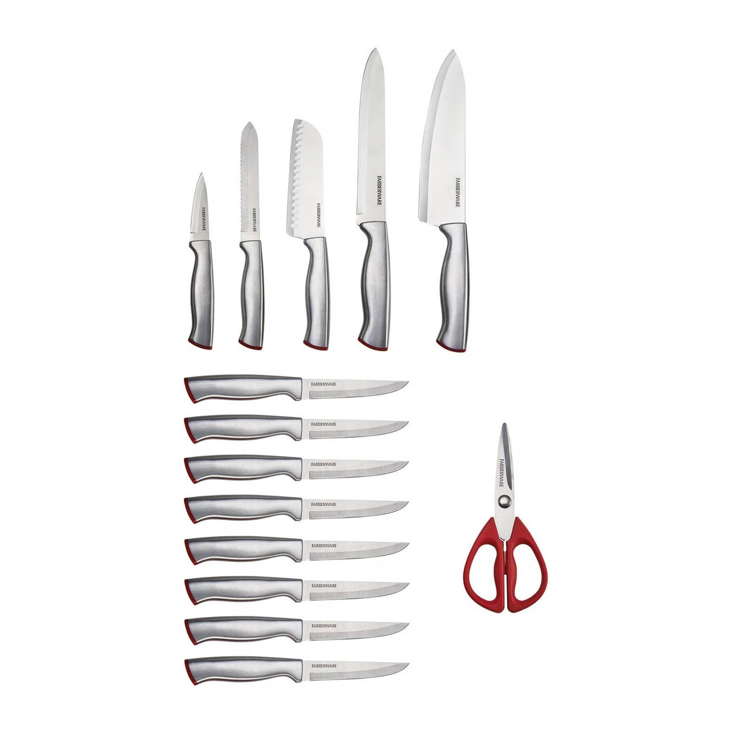 Juego de Cuchillos Farberware 15 Piezas con Afilador Integrado 84882
