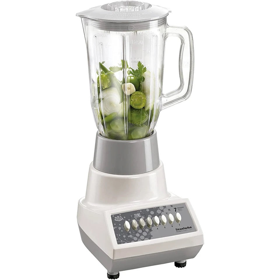 Licuadora con Vaso de Plástico 1.5 Litros 7 Velocidades Man LPP-5071