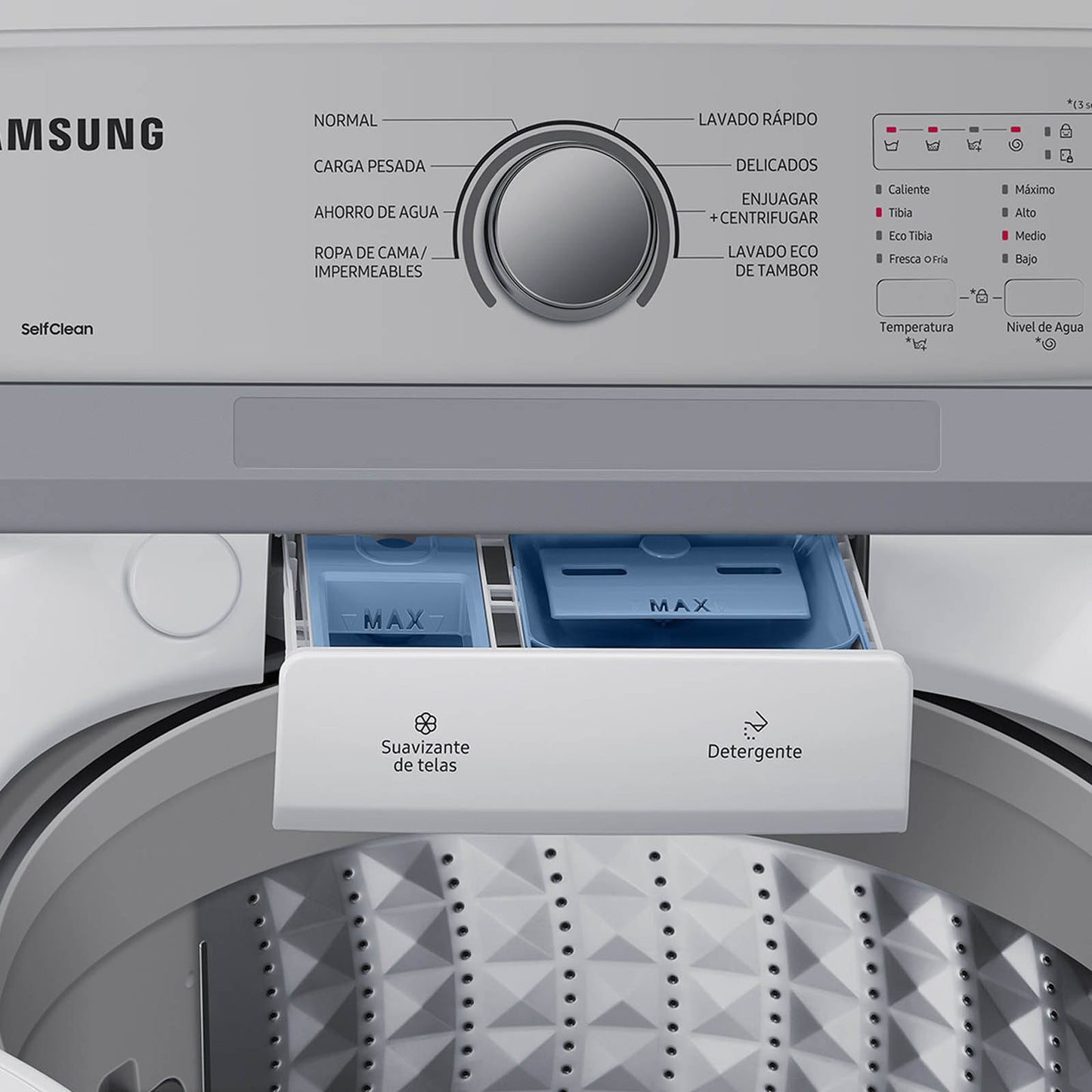 Lavadora Aqua Saving 19 Kilos Samsung WA19A3351GW