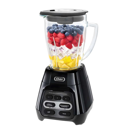 Licuadora Oster Vaso de Vidrio 1.5 Litros 3 Velocidades BLSTPYG-1309B