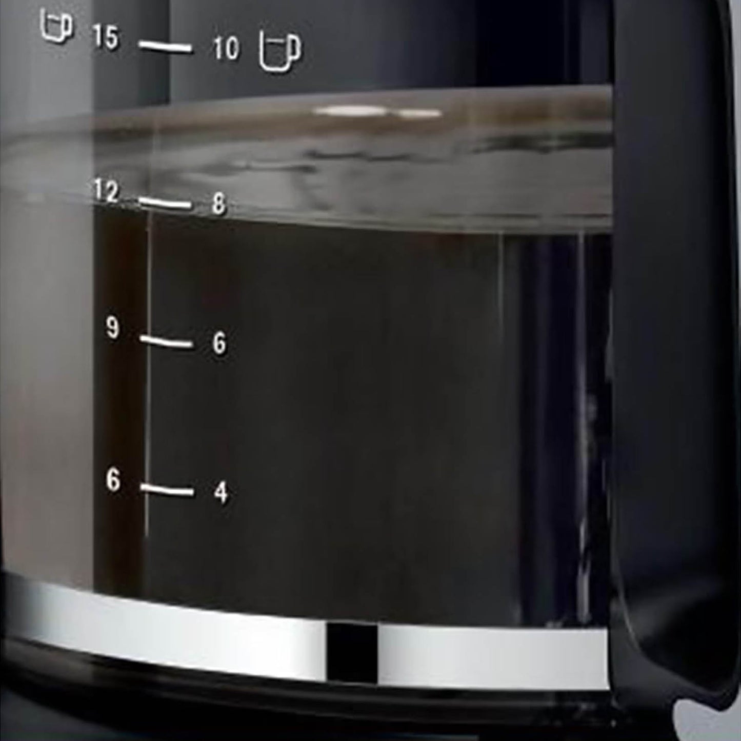 Cafetera Smart'n Light, 12 Tazas, Negra KM6008MX