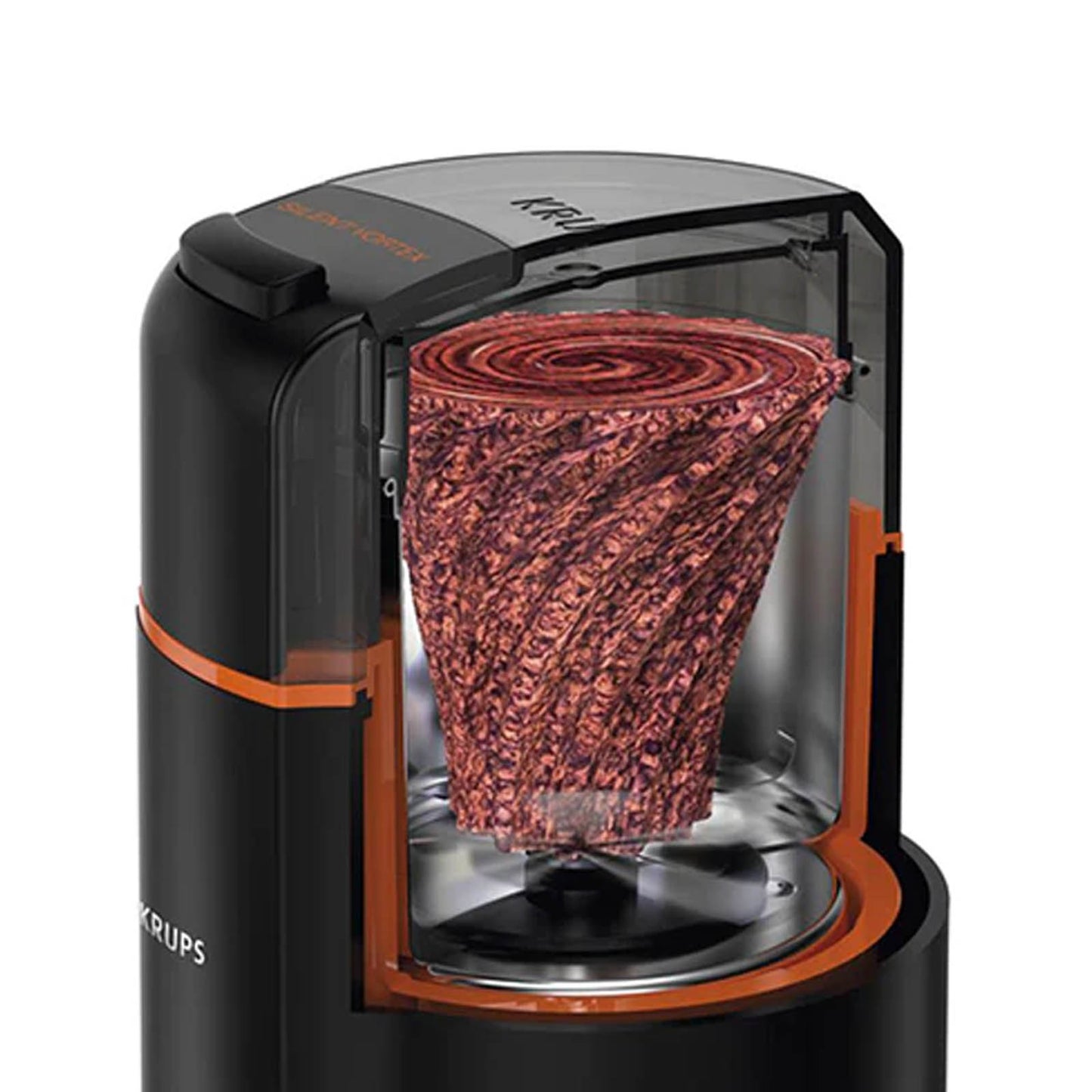 Molino Eléctrico para Café y Especias Kups 12 Tazas Negro GX332850