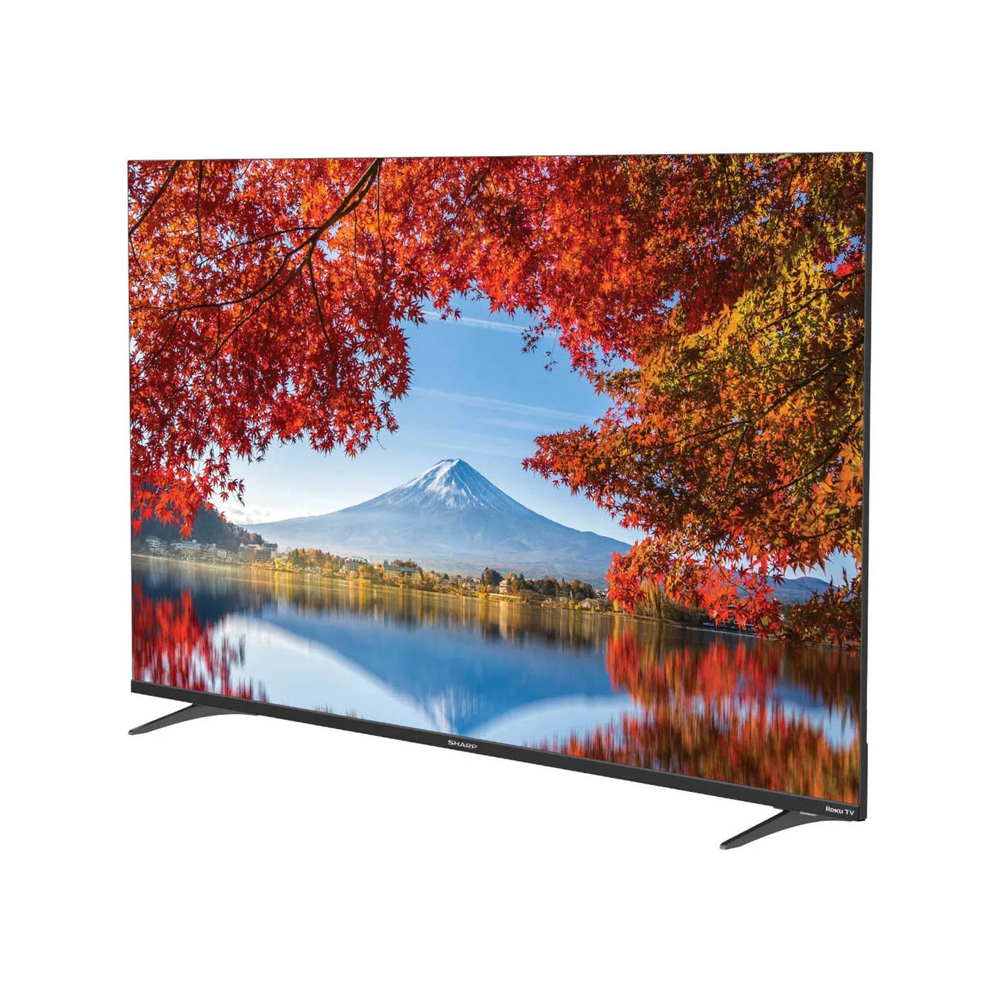 Televisión Pantalla 55 Pulgadas Sharp DLED Roku TV 4K UHD Aquos Frameless 4T-C55DL7UR
