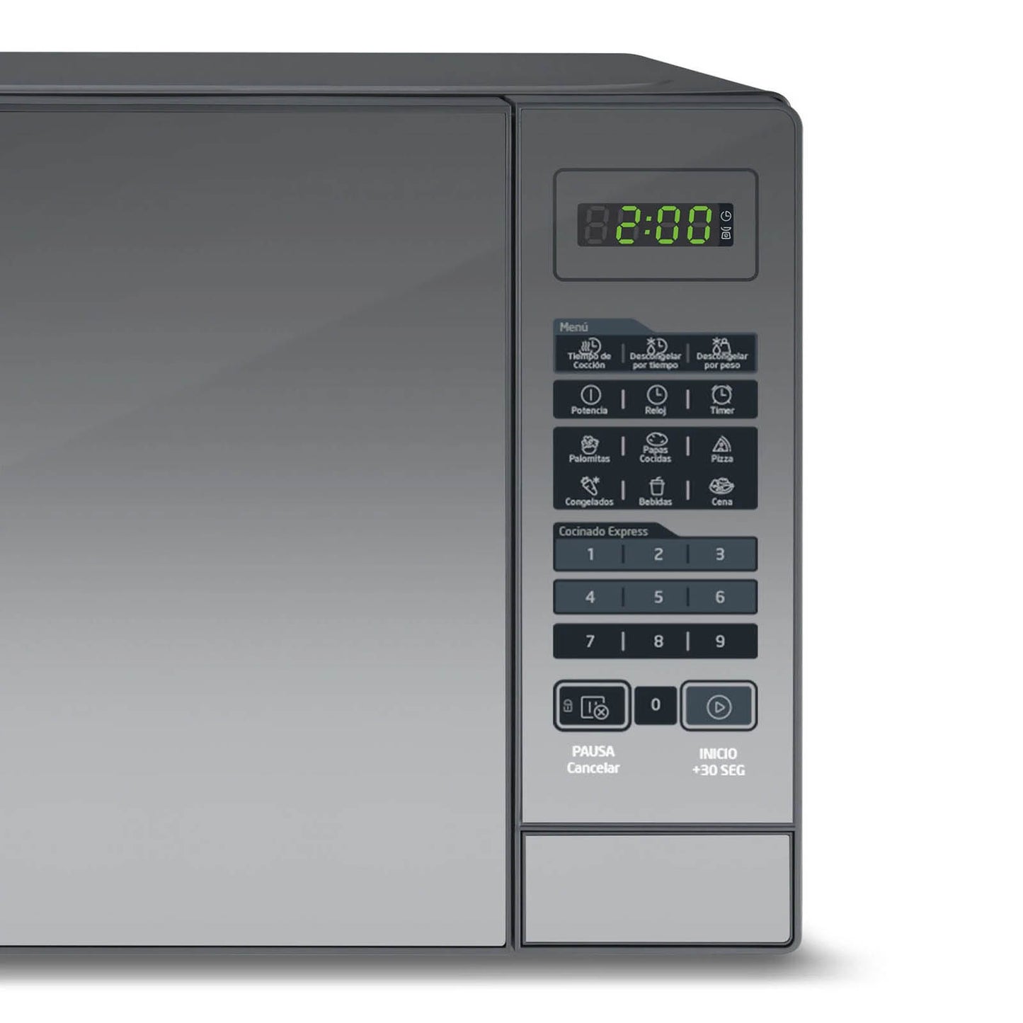 Horno de Microondas 0.7 Pies Cúbicos Midea MMDR07S2MG