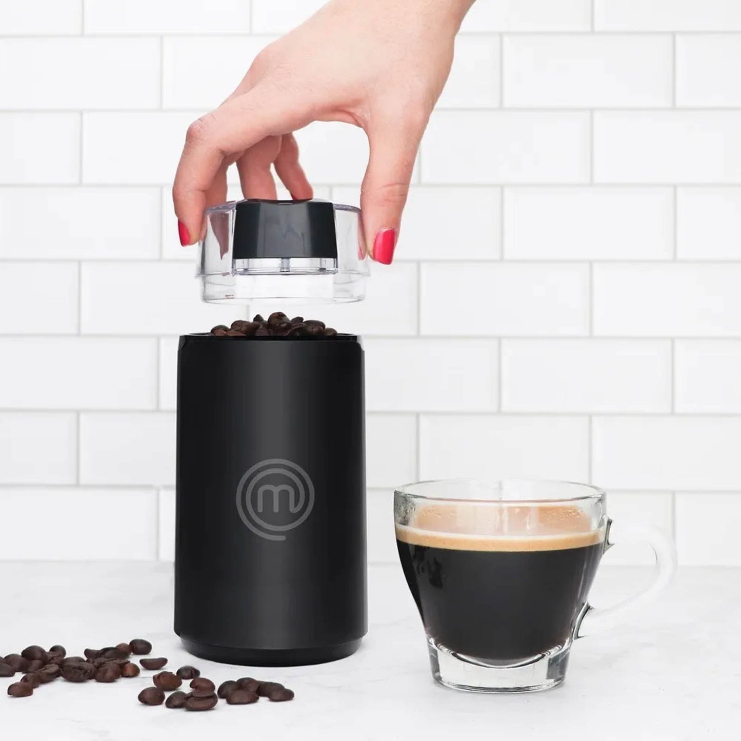 Molino para Café Y Especias MasterChef 50g Negro MK-CG-1P