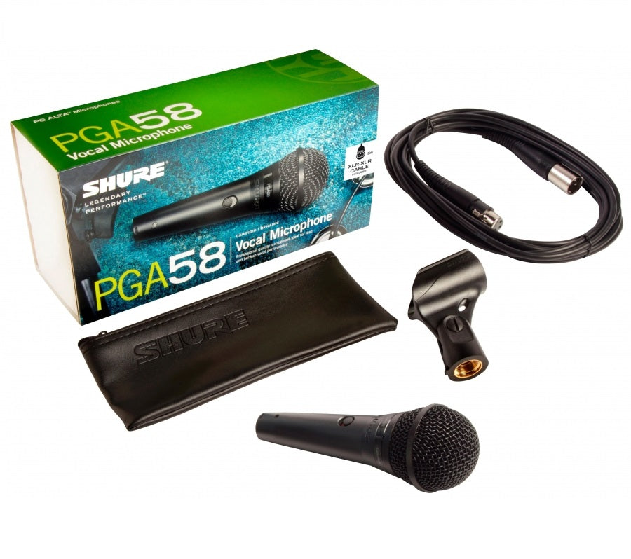 Micrófono Vocal Dinámico Shure PGA58-XLR