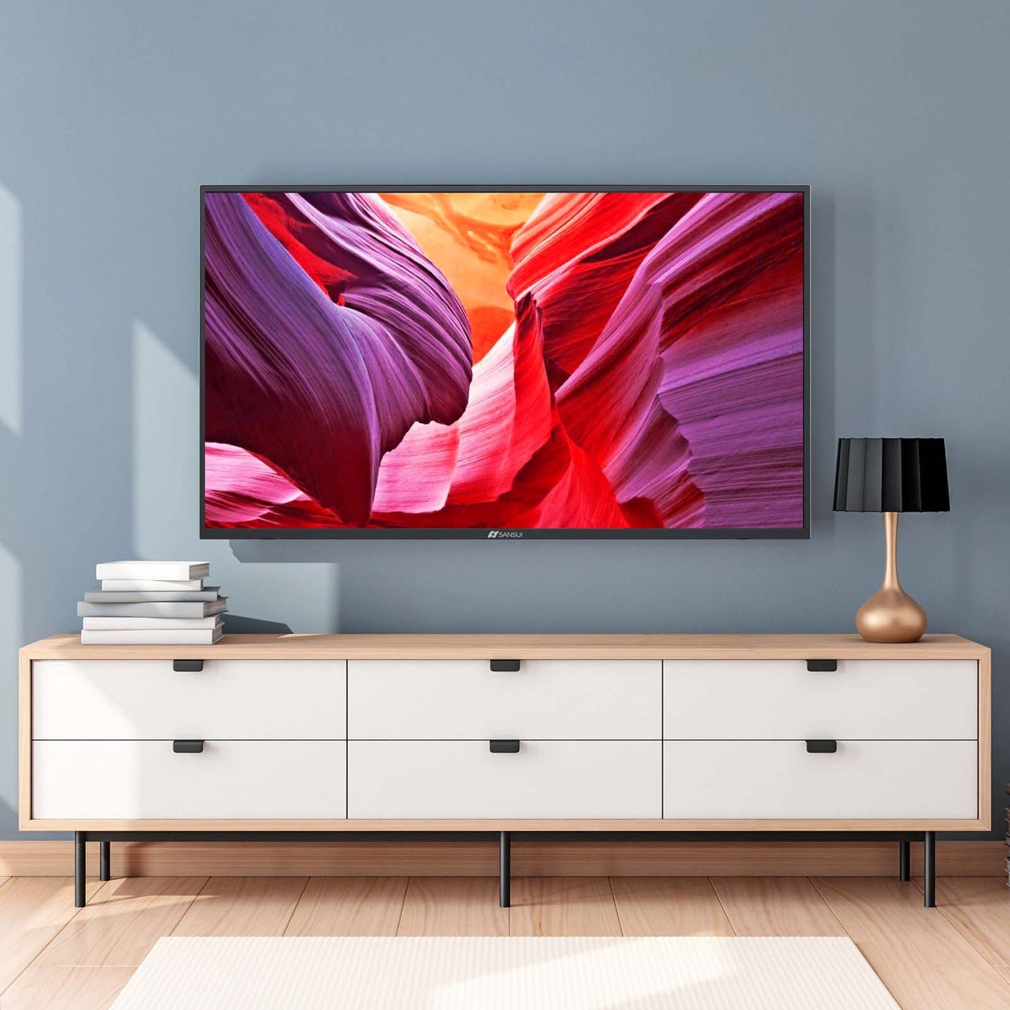 Televisión Pantalla 43 Pulgadas Sansui DLED Android TV 4K UHD SMX-43T1UA