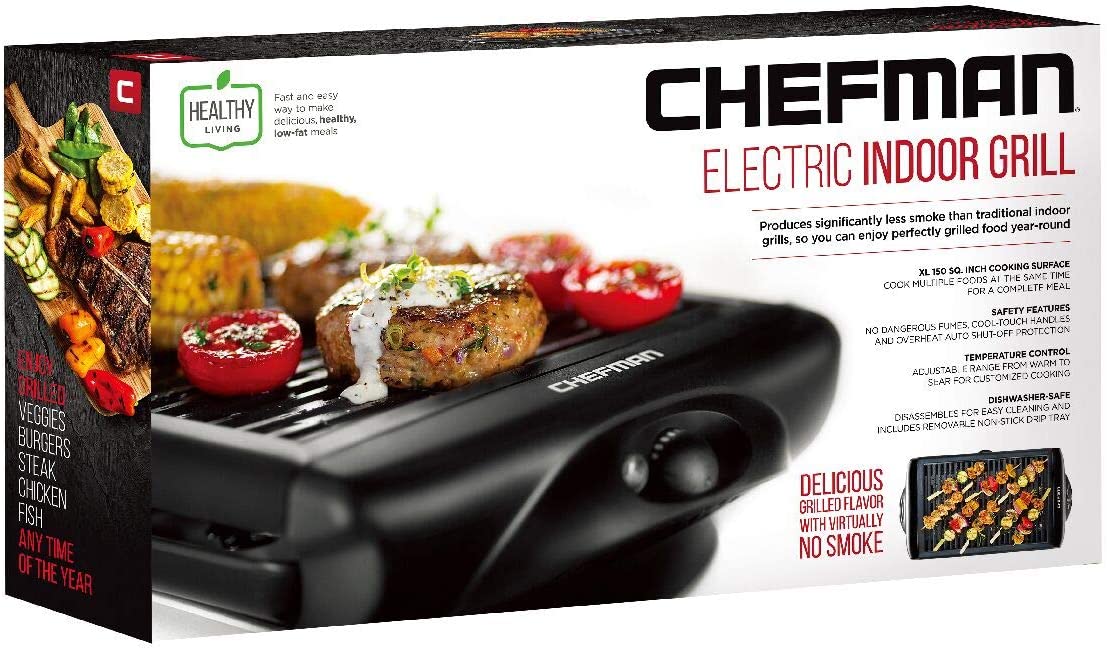 Parrilla Eléctrica para Interiores Libre de Humo RJ23-SG