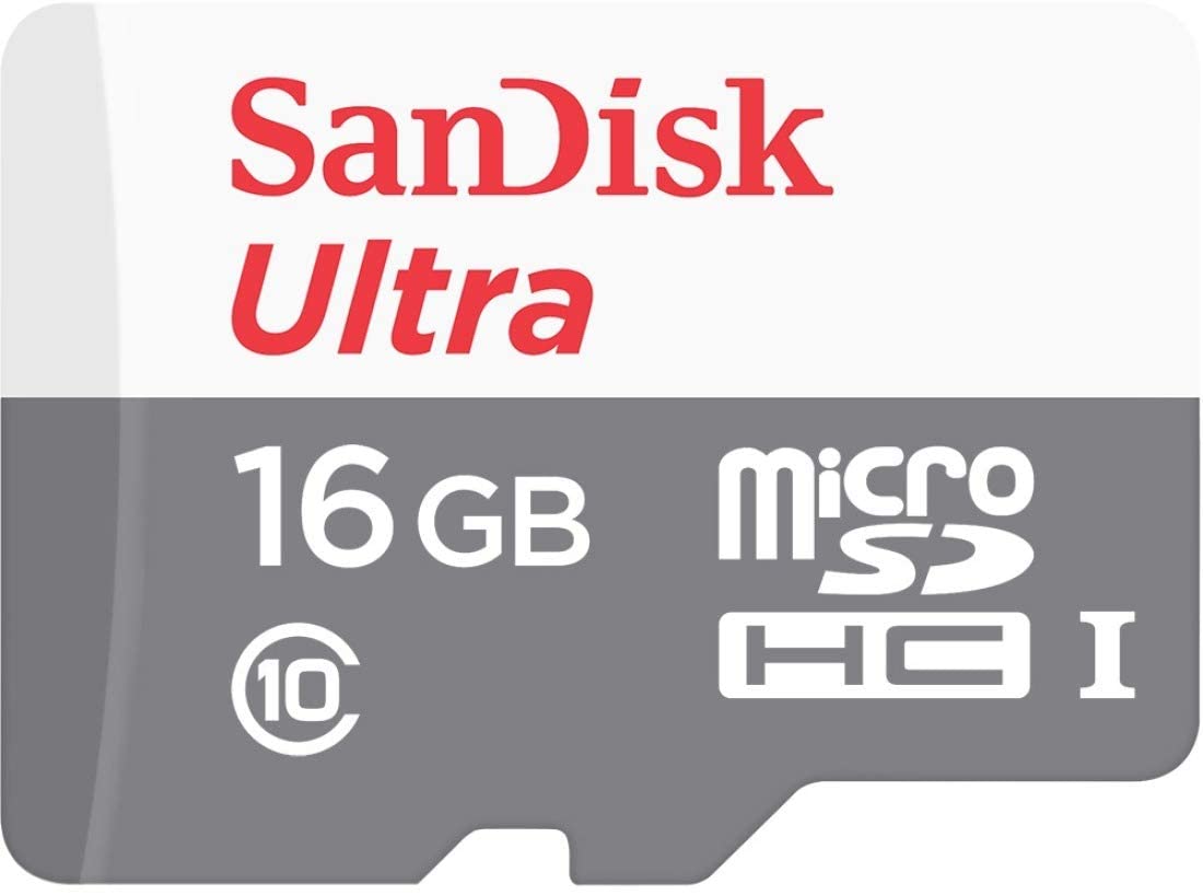 Tarjeta de memoria SanDisk Ultra con adaptador SD 16GB SDSQUNS-016G