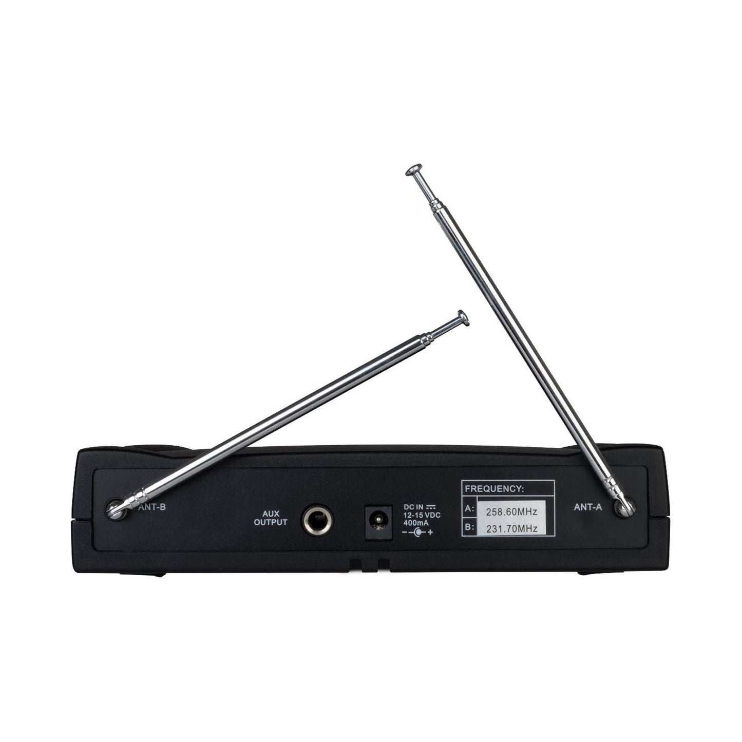 Sistema de 2 Micrófonos Inalámbricos Steren VHF WR-055